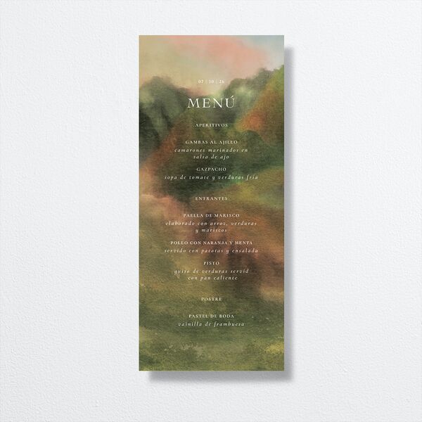 Cordillera Menus Olive Signature