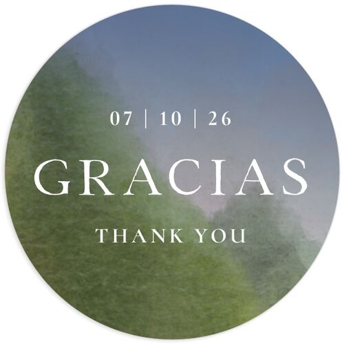 Cordillera Wedding Stickers Moody Blue