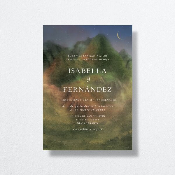 Cordillera Wedding Invitations front