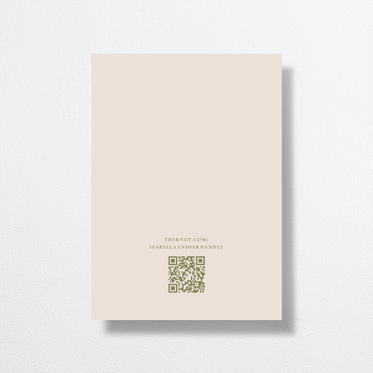 Cordillera Wedding Invitations back in green