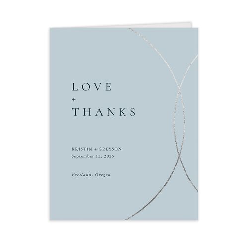 Minimal Rings Thank You Cards