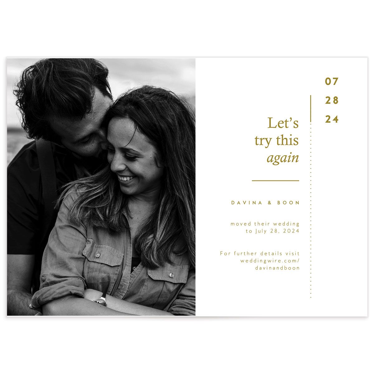 Simple Style Change the Date Cards