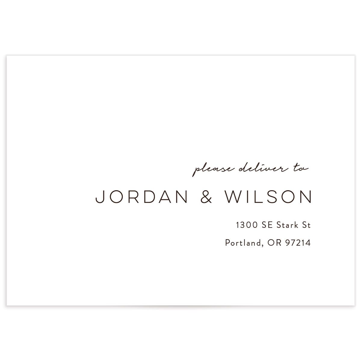 Timeless Garden Wedding Response Card Standard Envelopes White Standard Champagne Return Address Signature