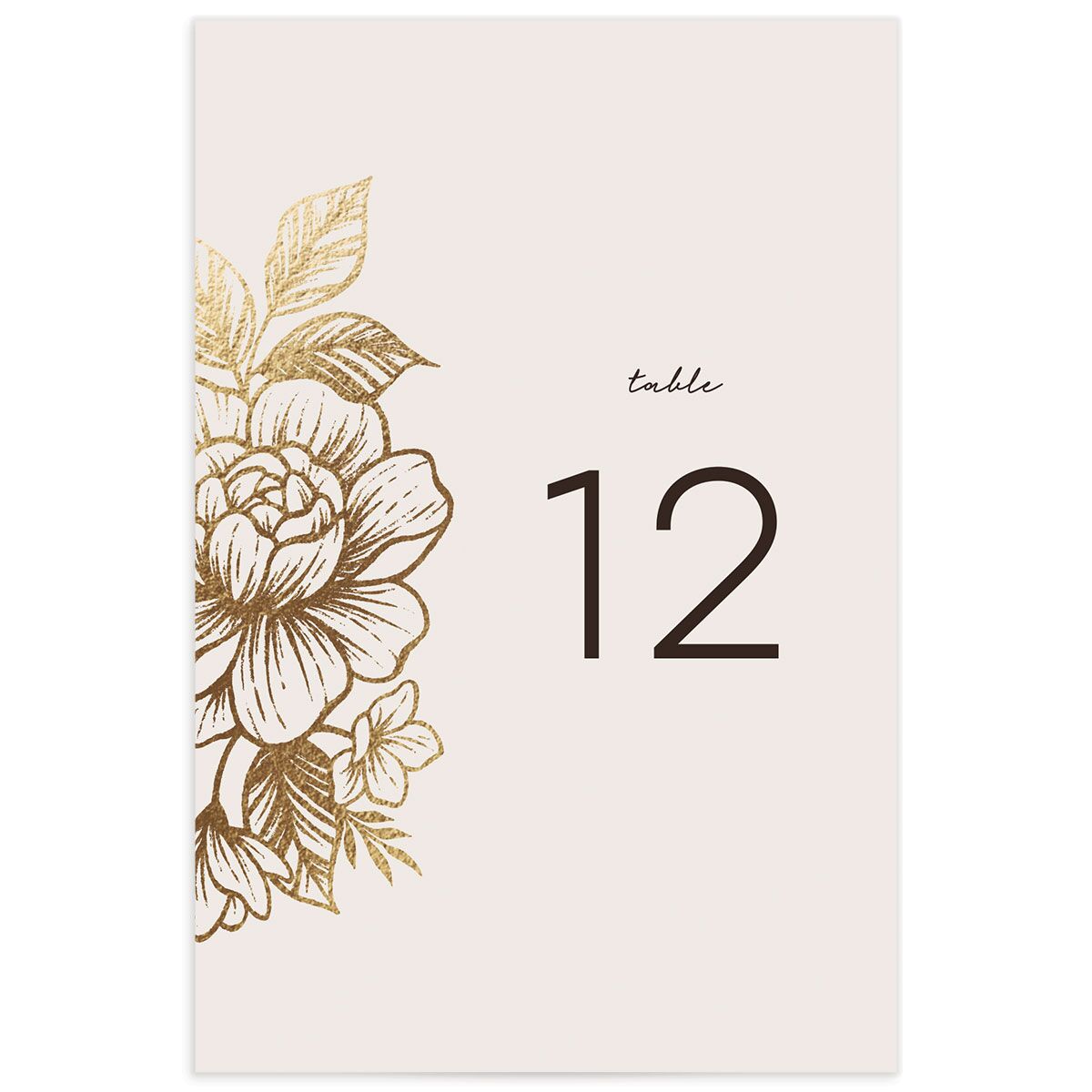 Timeless Garden Table Numbers