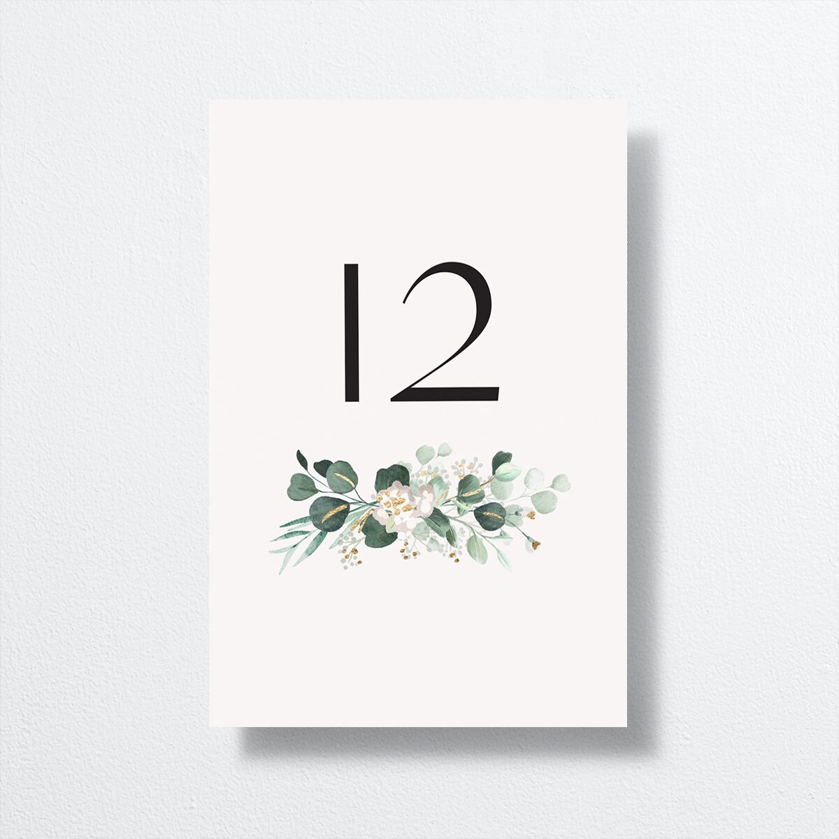 Timeless Hoop Table Numbers front