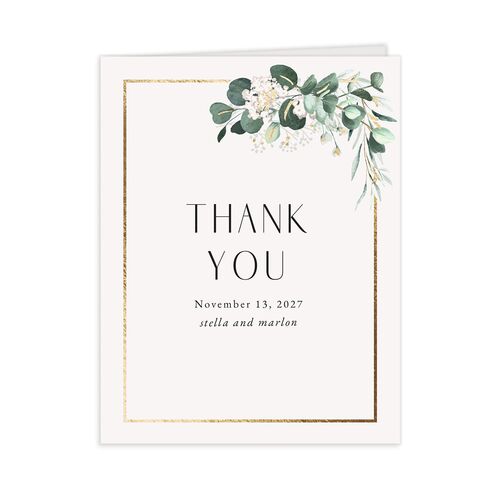 Timeless Hoop Thank You Cards - 