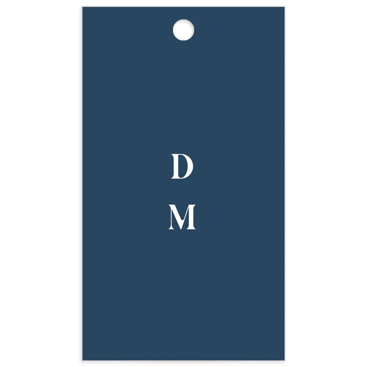 Mountain Escape Favor Gift Tags Silver Moody Blue Signature
