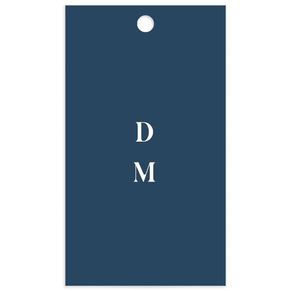 Mountain Escape Favor Gift Tags Silver Moody Blue Signature