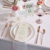Woodland Whimsy Place Cards Hunter Green Signature