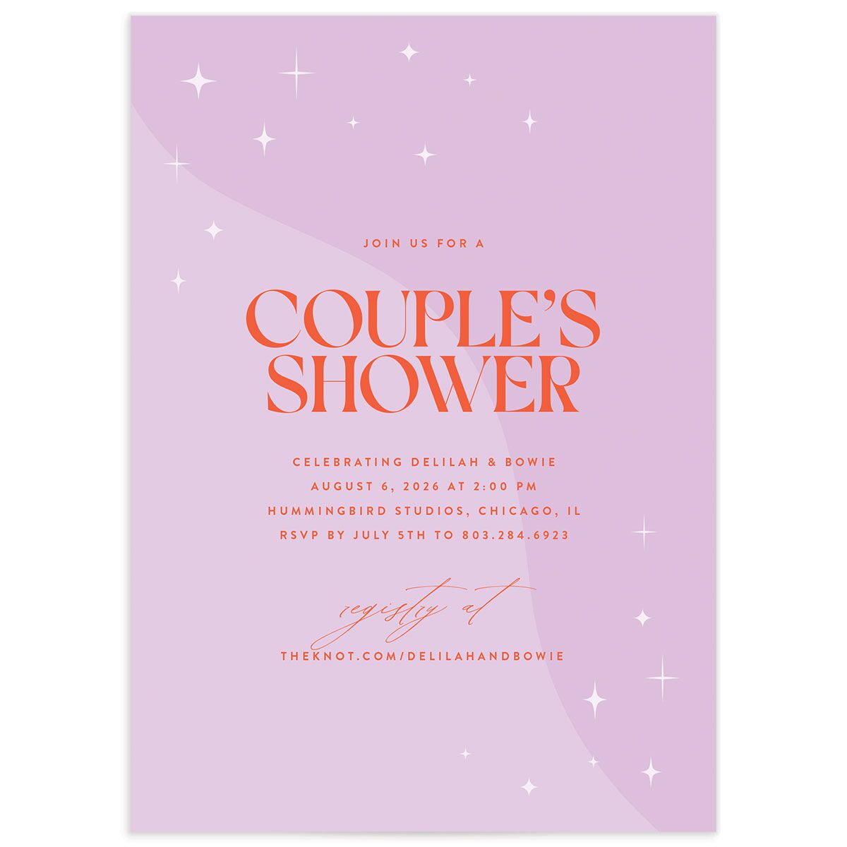 Modern Magic Bridal Shower Invitations