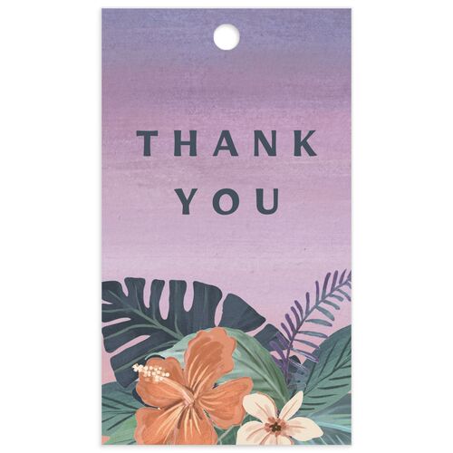 Vintage Island Favor Gift Tags - 