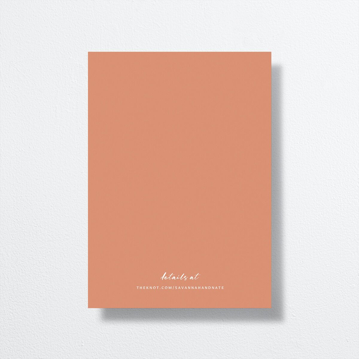 Vintage Island Wedding Invitations back