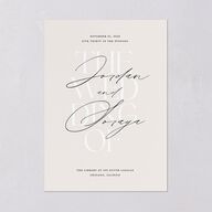 Overlay Wedding Invitations Champagne Signature Blank No Standard