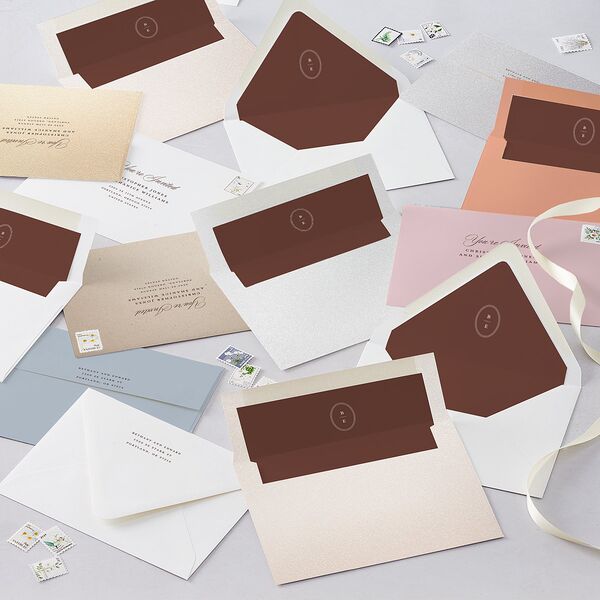Vintage Oval Monogram Bridal Shower Invitations Merlot Signature Blank Standard
