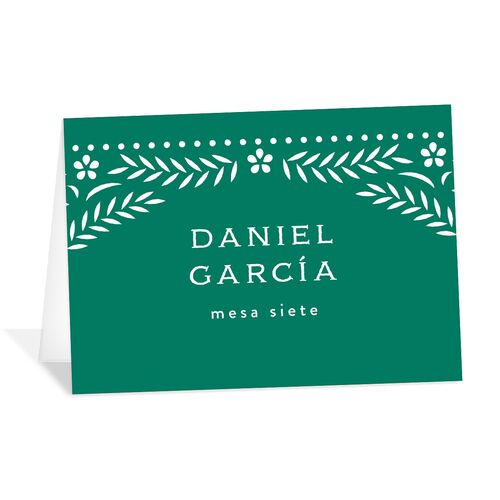 Papel Picado De Mexico Place Cards Ultramarine Signature