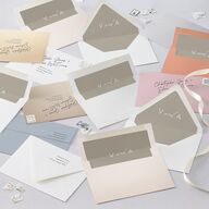 Signed Wedding Invitations Licorice Signature Blank No Standard