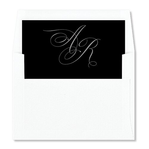 Grand Calligraphy Envelope Liners Licorice Standard