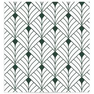 Ornate Elegance Standard Envelope Liners Dark Emerald Standard