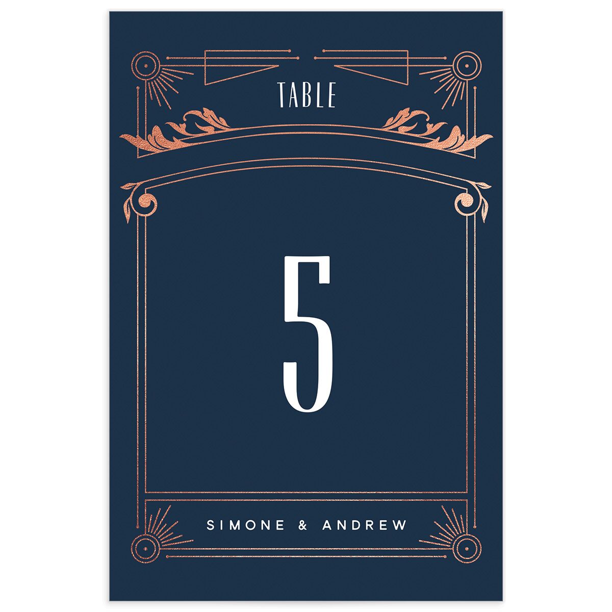 Ornate Elegance Table Numbers