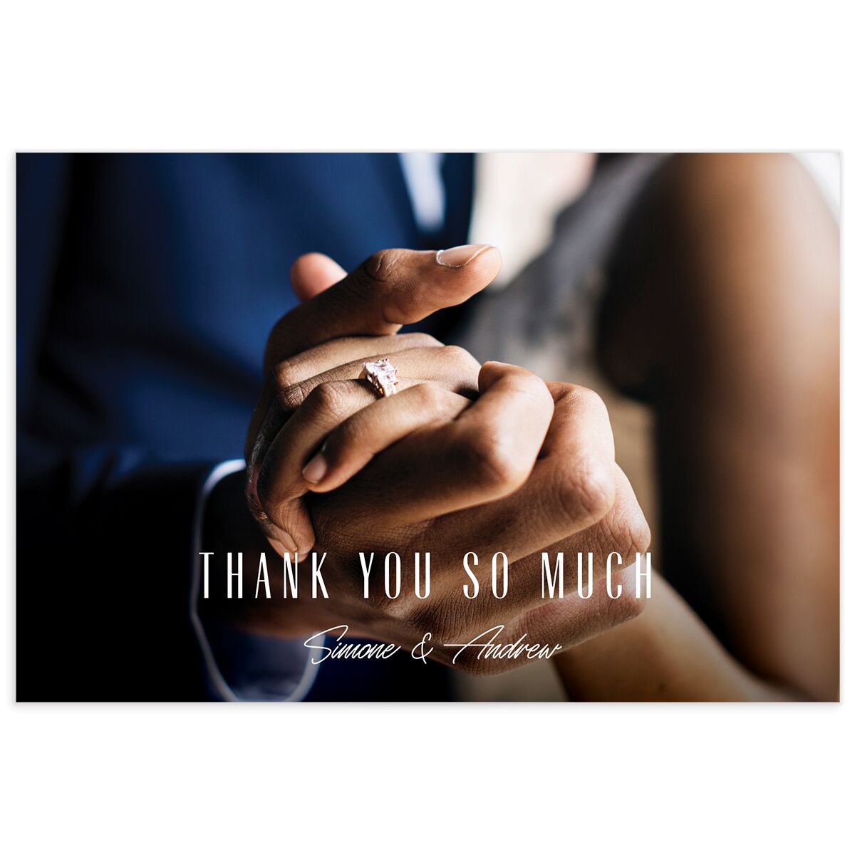 Ornate Elegance Thank You Postcards