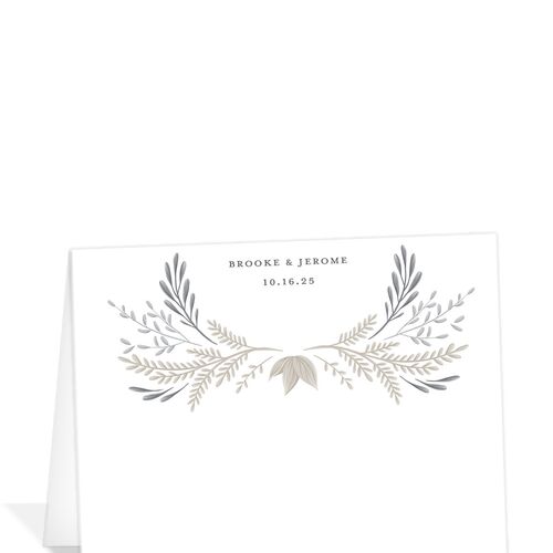 Rustic Frame Thank You Cards Taupe