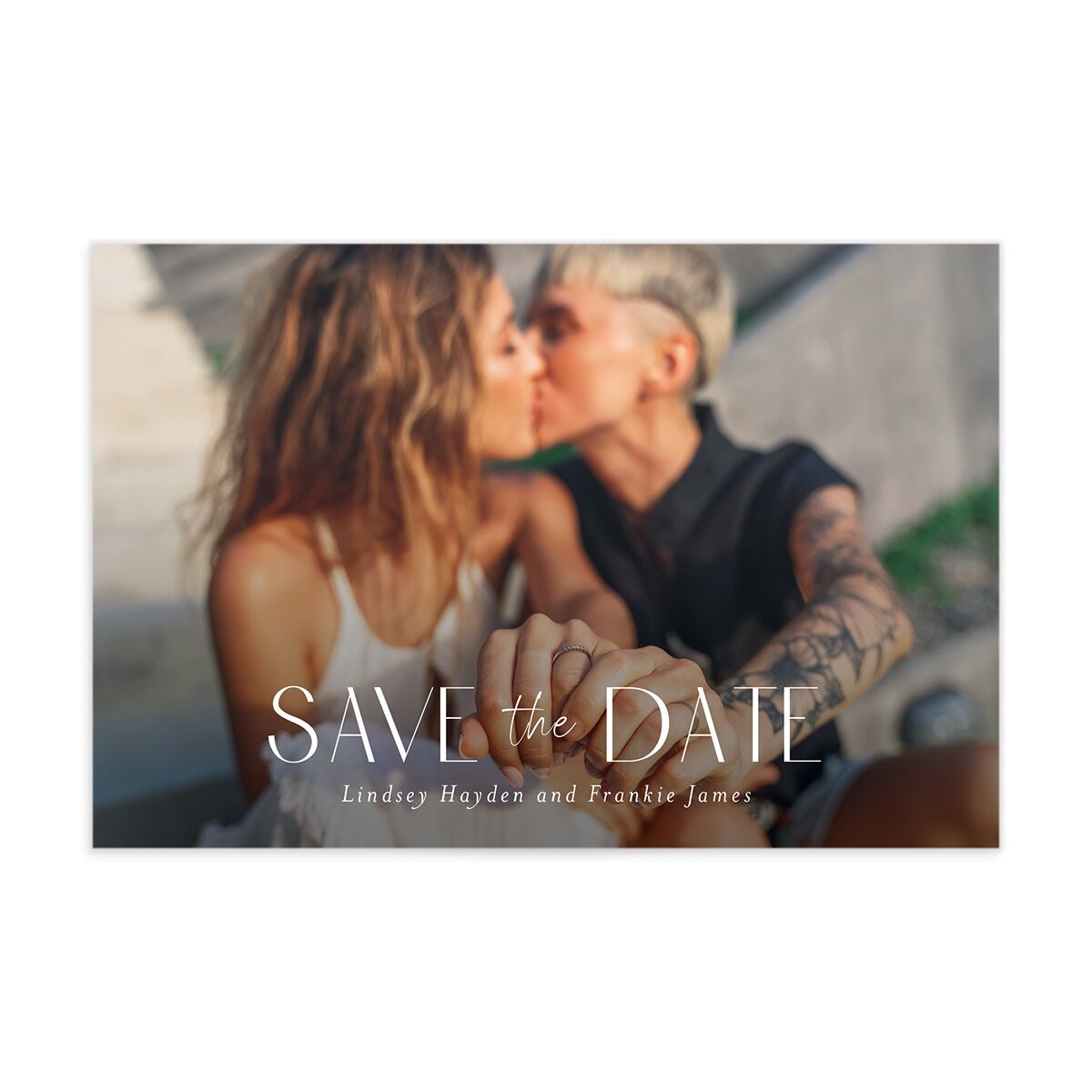 Watercolor Wash Save The Date Postcards