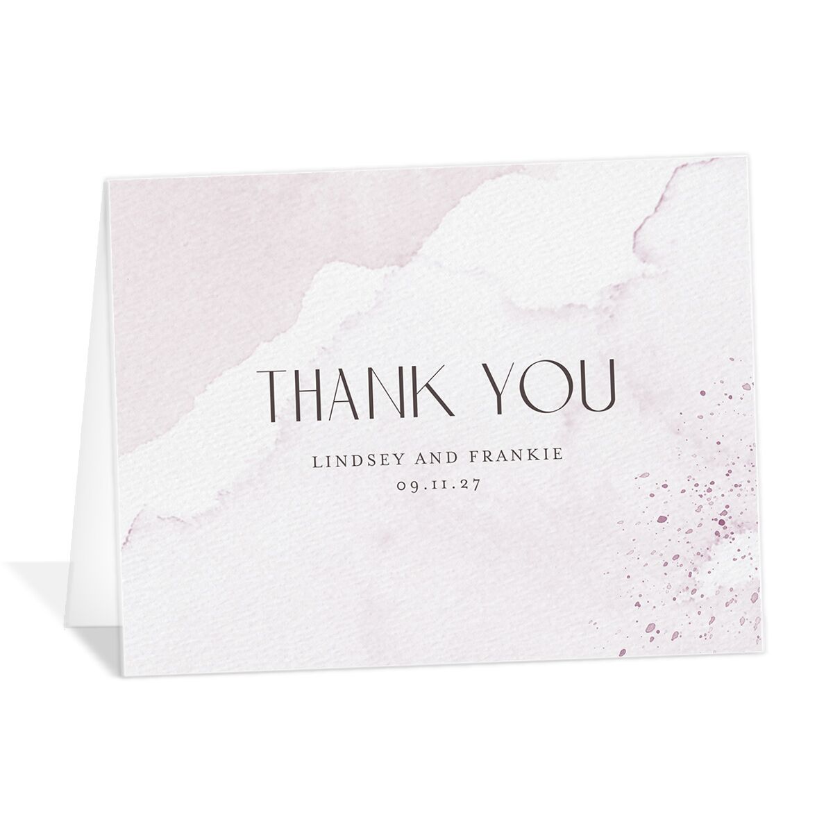 Watercolor Wash Thank You Cards