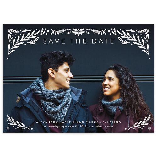 Folk Art Save The Date Cards - 
