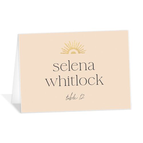 Rattan Sunshine Place Cards - 