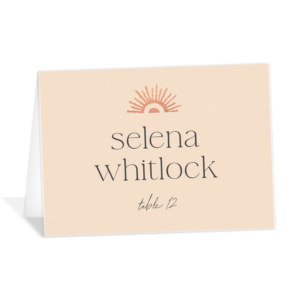 Rattan Sunshine Place Cards
