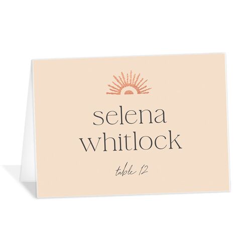 Rattan Sunshine Place Cards - 
