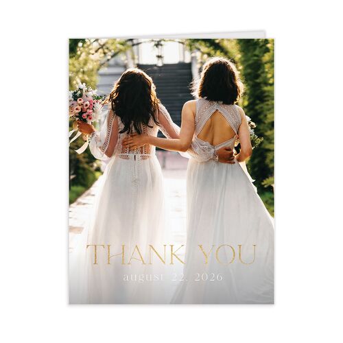 Rattan Sunshine Thank You Cards - 