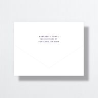 Real Talk All-in-One Wedding Invitations Sheer Lilac Signature Light Both Recipient and Return Addresses No
