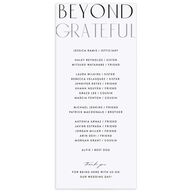 Real Talk Wedding Programs Cotton Signature