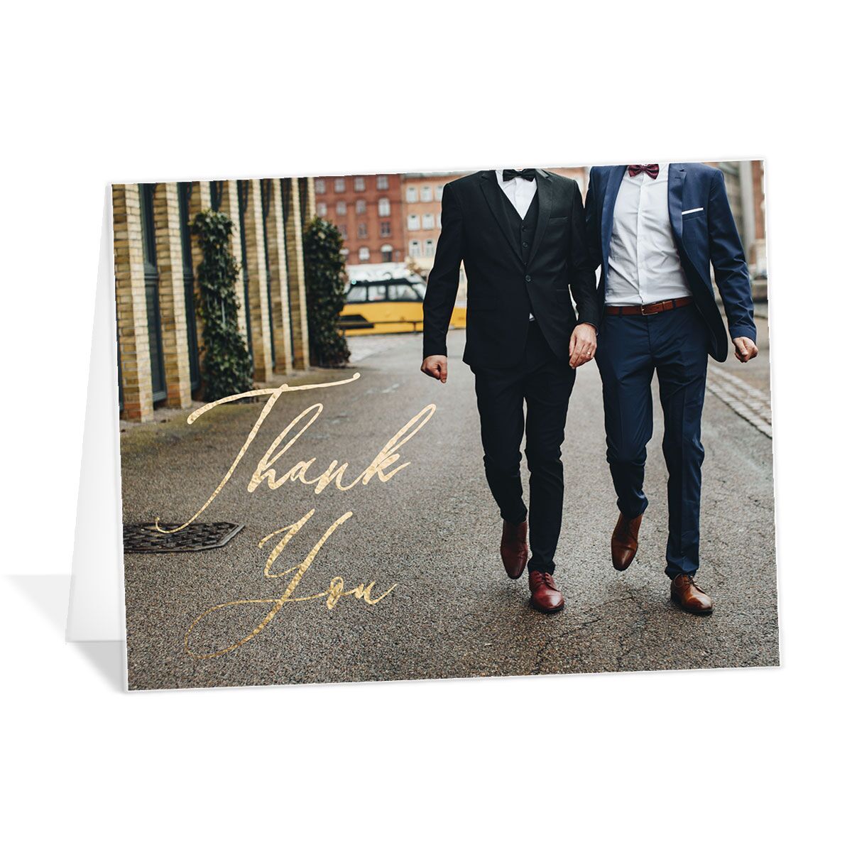 Gilded Rustic Thank You Cards