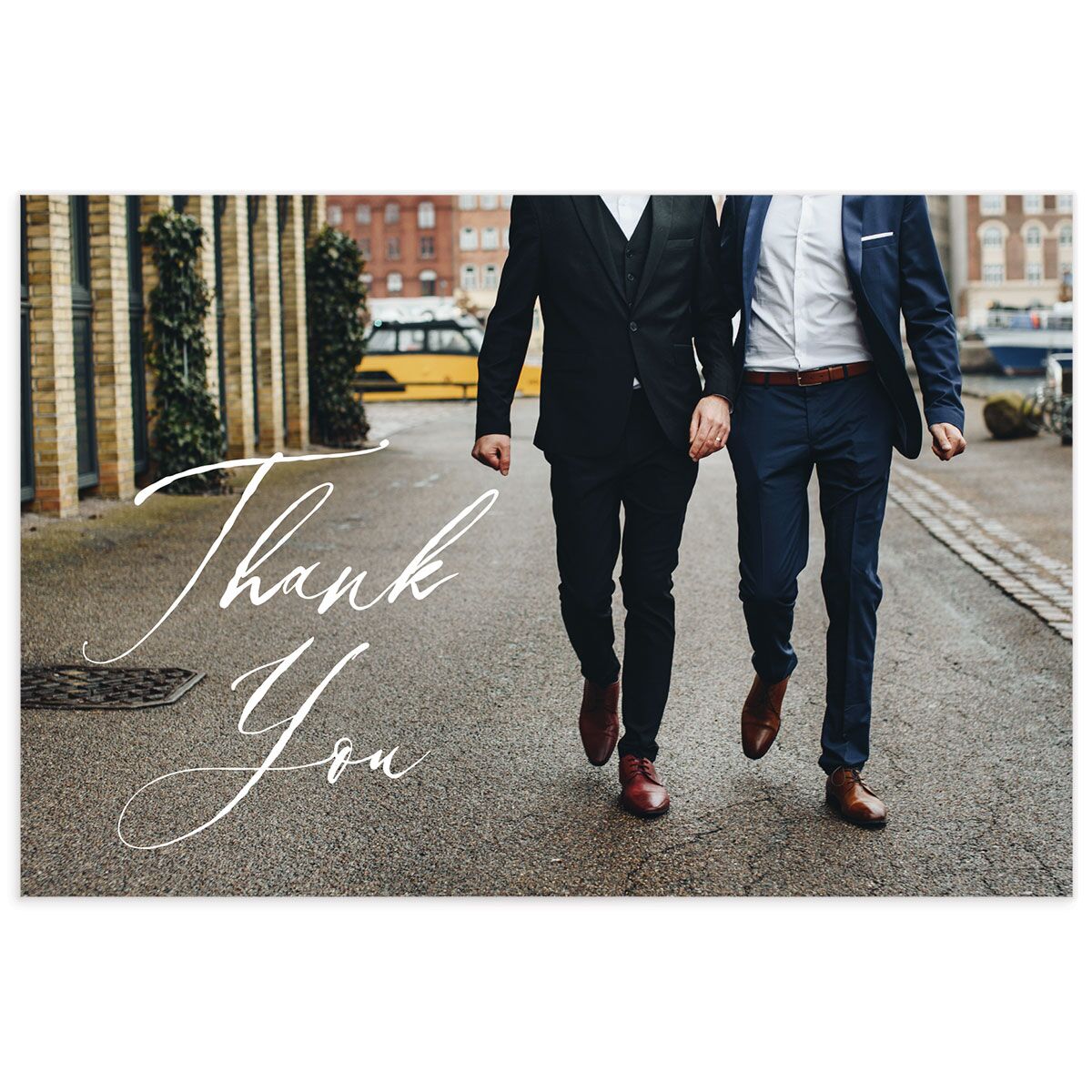 Gilded Rustic Thank You Postcards