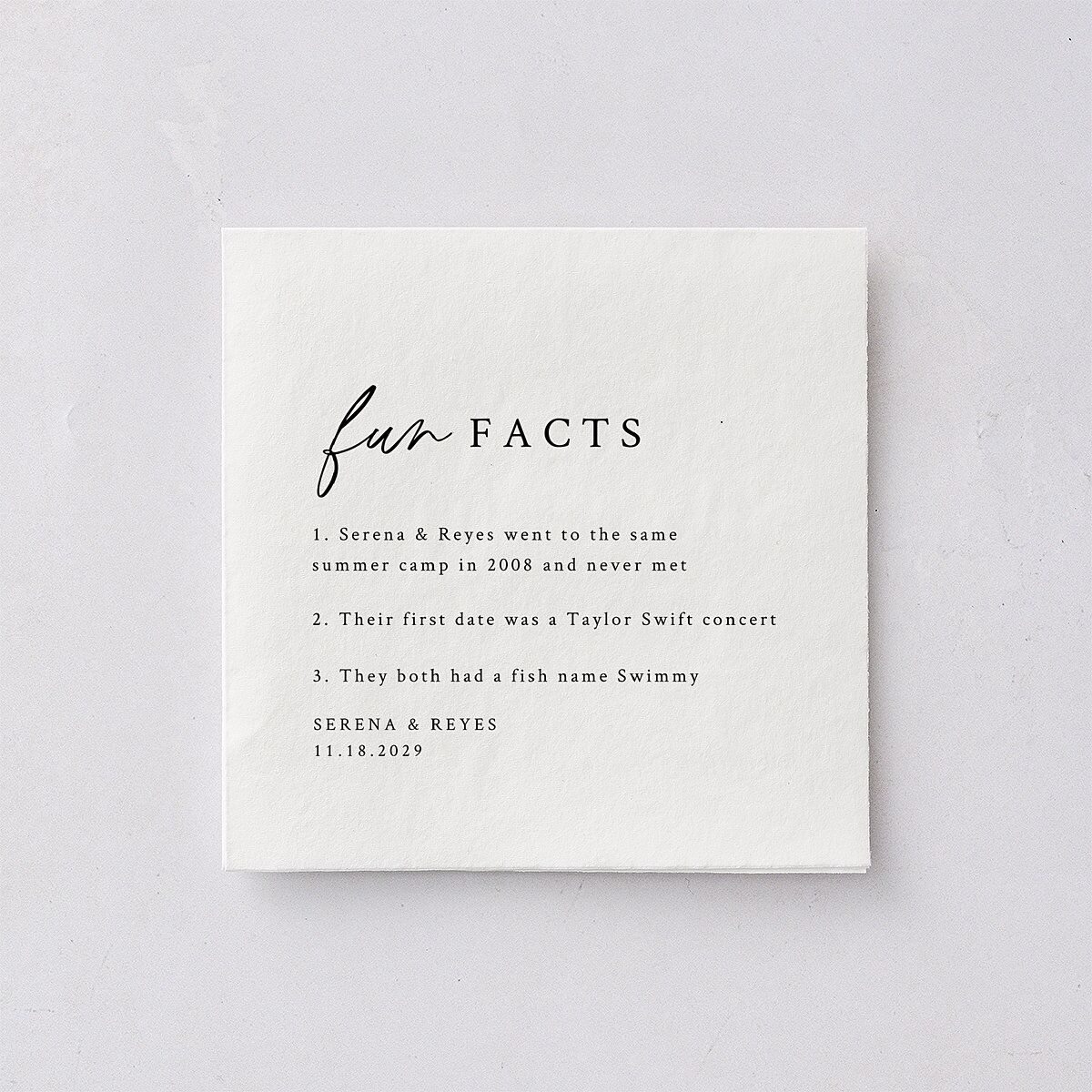 Captured Love Cocktail Napkins Pure White Napkin Uncoined