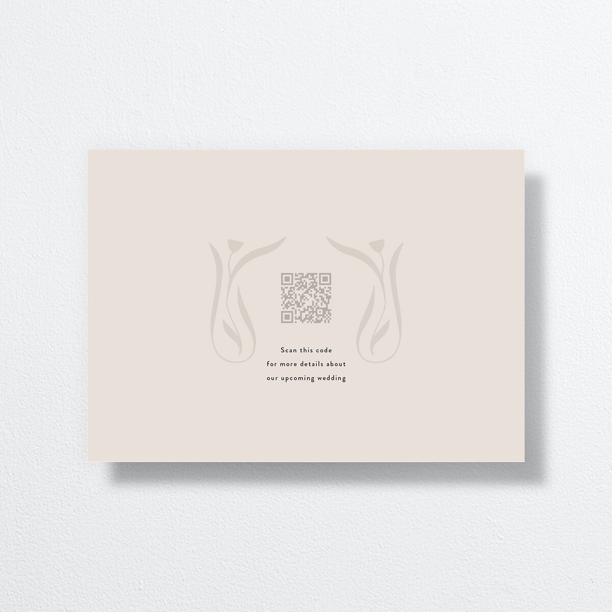 Nouveau Vines Save the Date Cards Gold Sand Signature smooth No