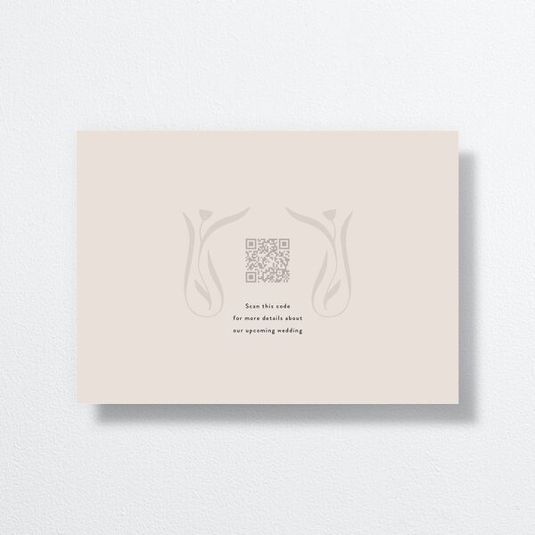 Nouveau Vines Save the Date Cards Gold Sand Signature smooth No
