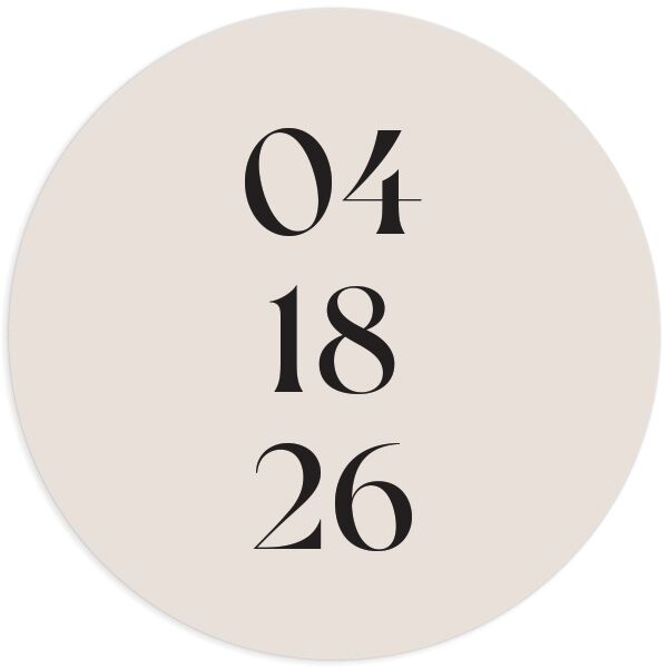Nouveau Vines Wedding Stickers