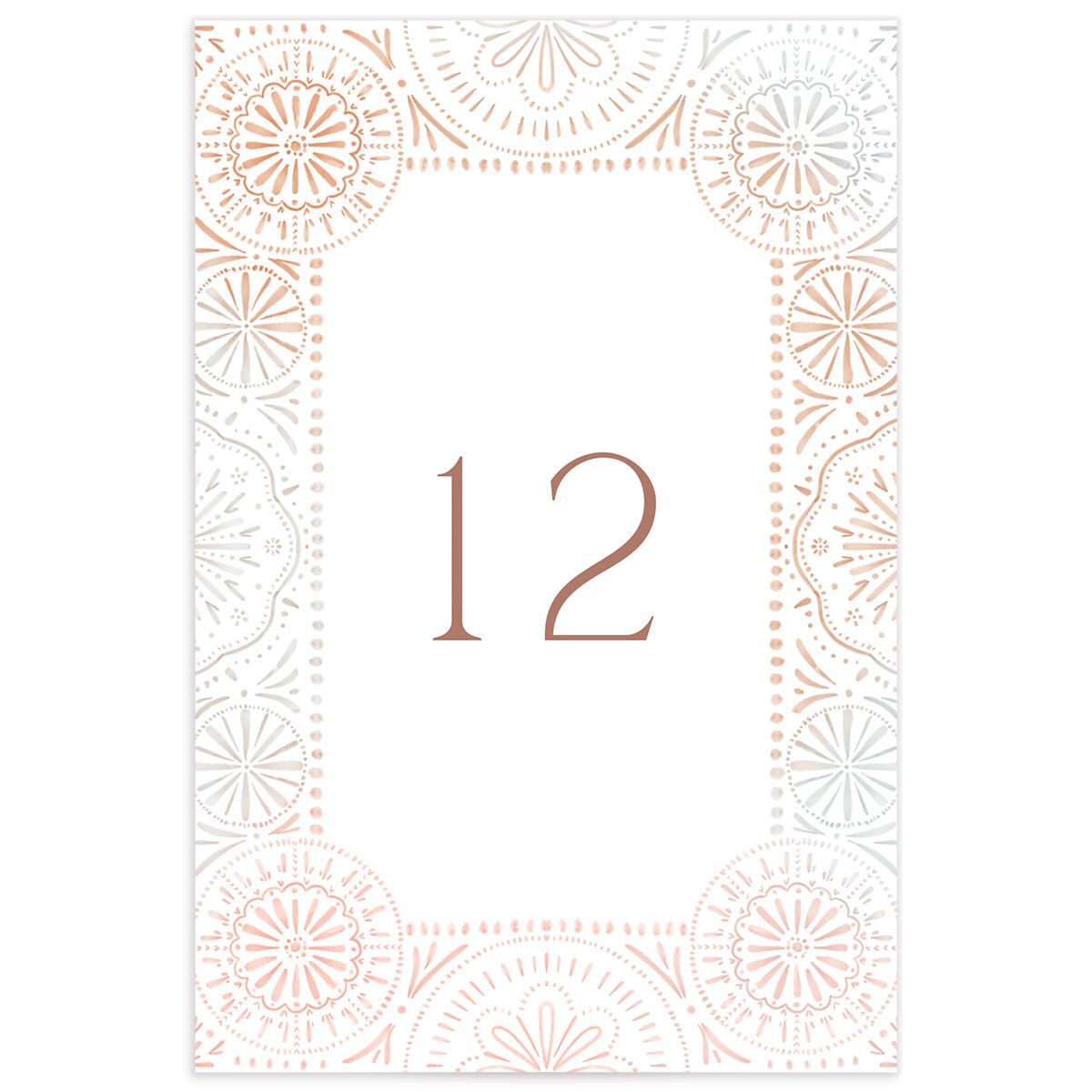 Boho Lace Table Numbers