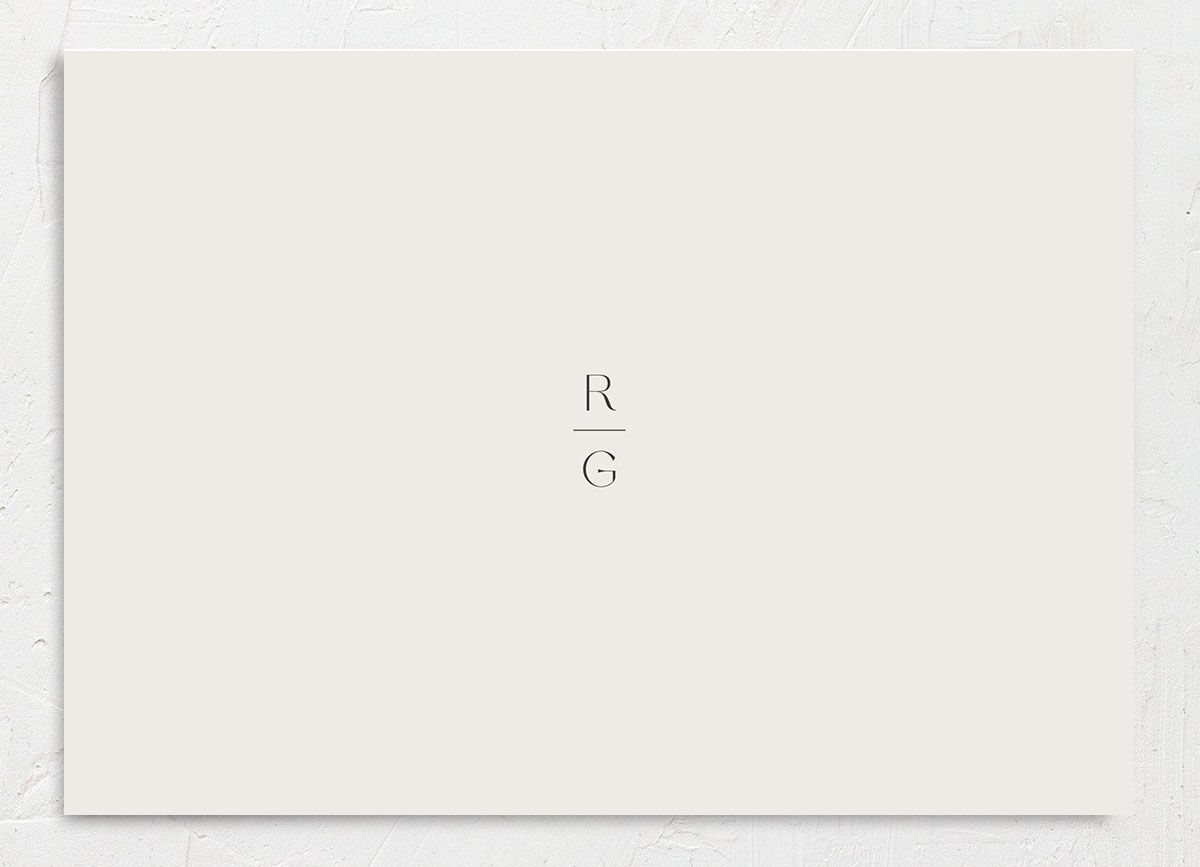 Bohemian Altar Save The Date Cards Pure White Signature smooth No