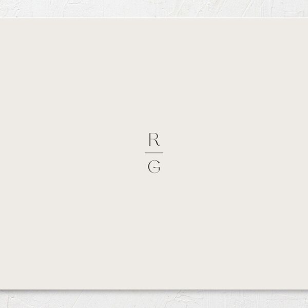 Bohemian Altar Save The Date Cards Pure White Signature smooth No