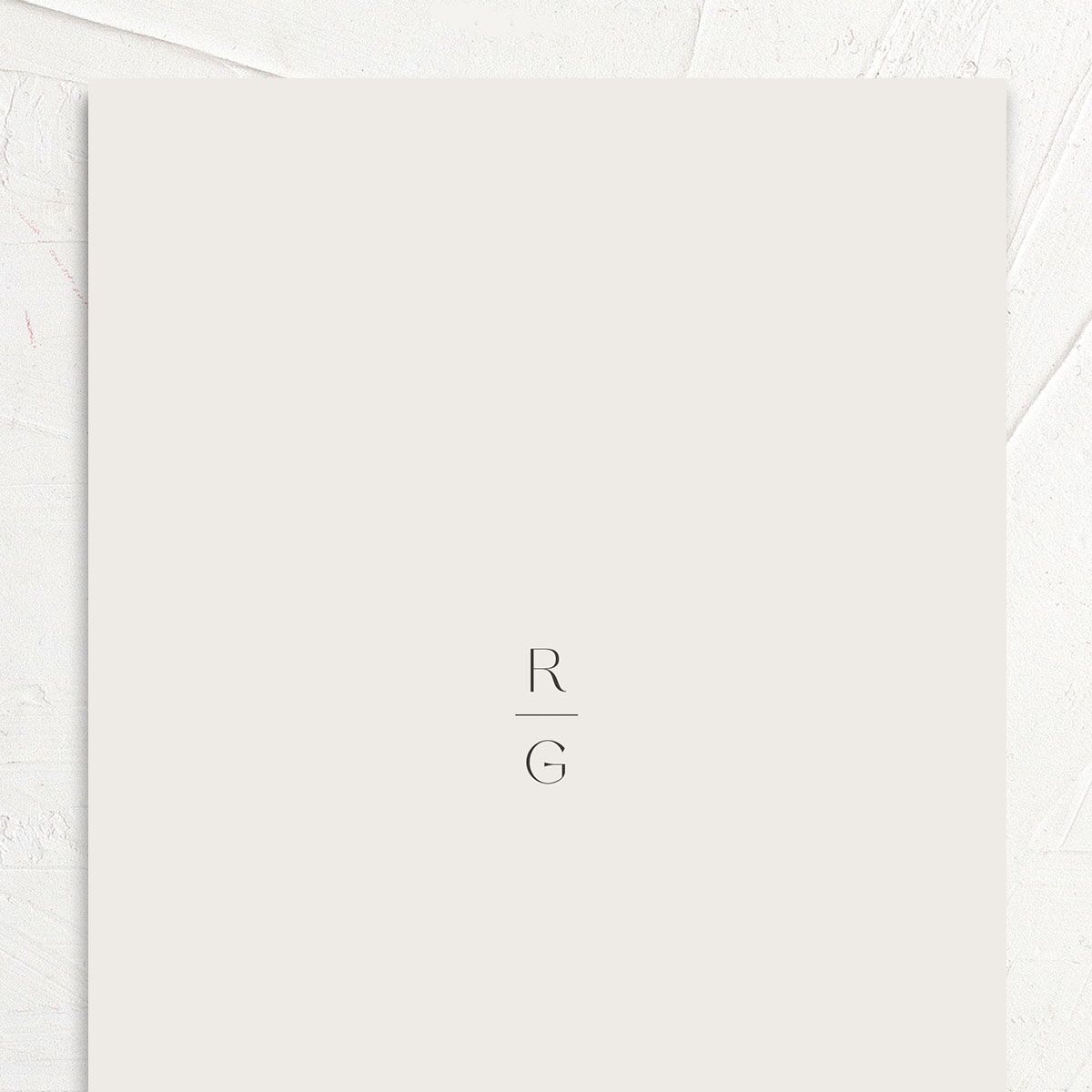 Bohemian Altar Wedding Invitations Pure White Signature No