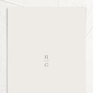 Bohemian Altar Wedding Invitations Pure White Signature No