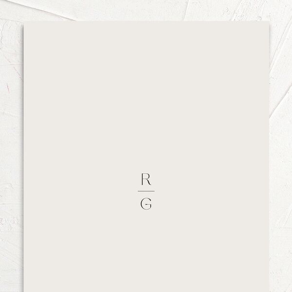 Bohemian Altar Wedding Invitations Pure White Signature No