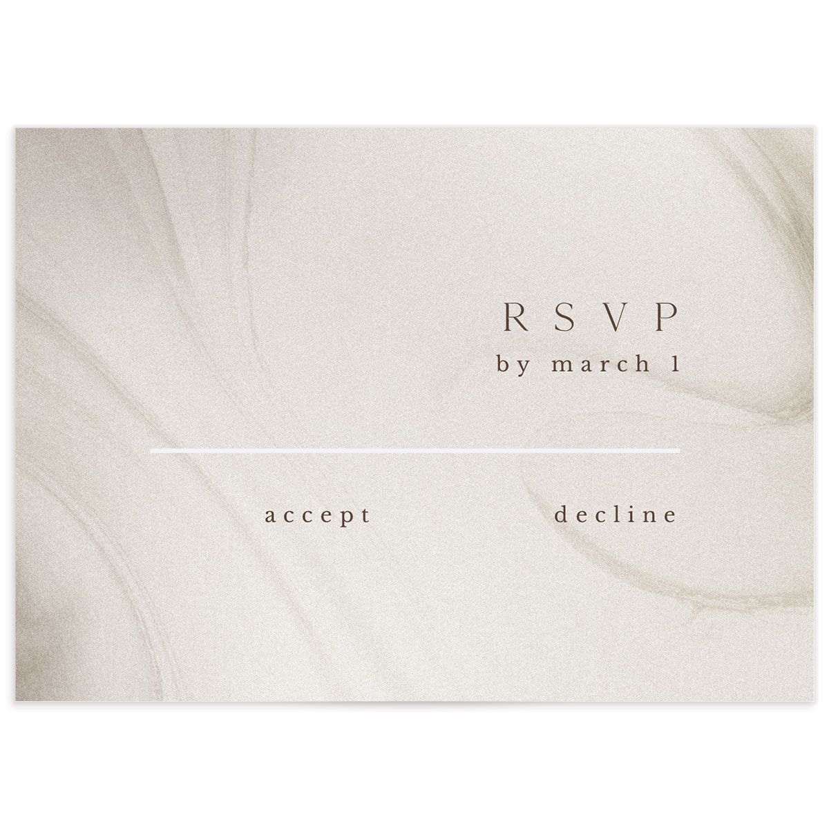 Minimal Ethereal Wedding Response Cards