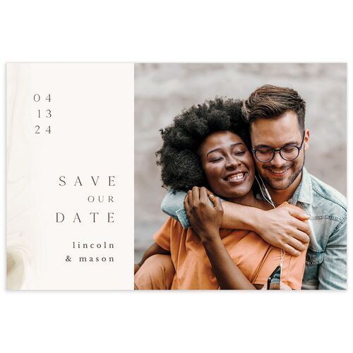 Minimal Ethereal Save The Date Postcards