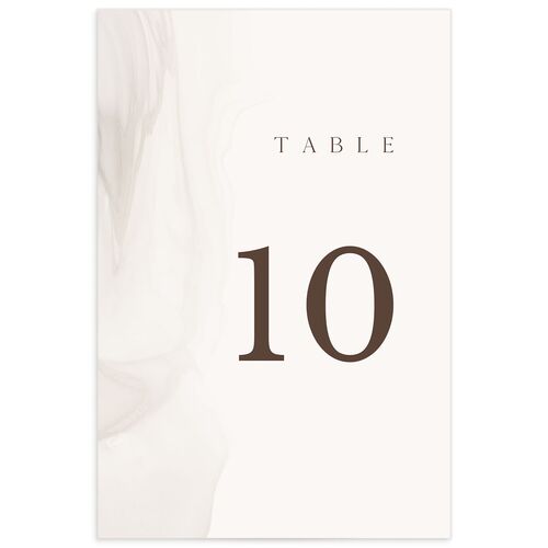 Minimal Ethereal Table Numbers