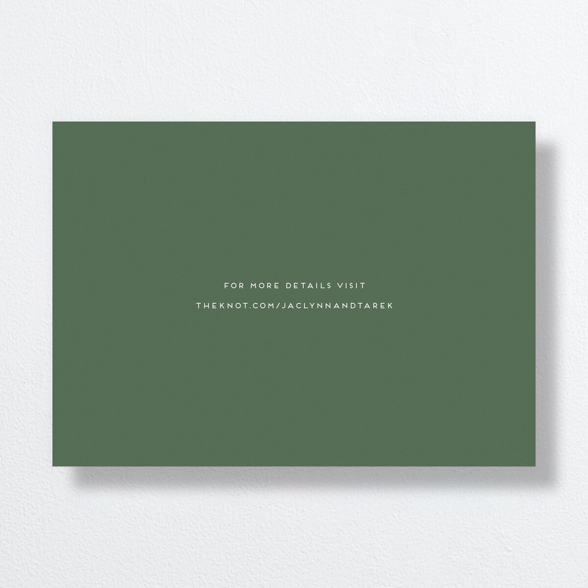 Botanical Frame Save The Date Cards Hunter Green Signature smooth No Standard